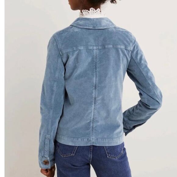 Boden Chore Velvet Jacket Corporal Blue 6 - Picture 2 of 8
